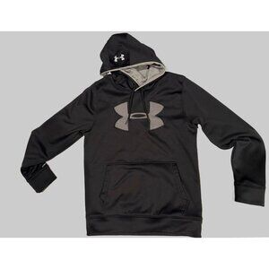 Under Armour Storm Big Logo Hoodie Sweatshirt Black Size Small